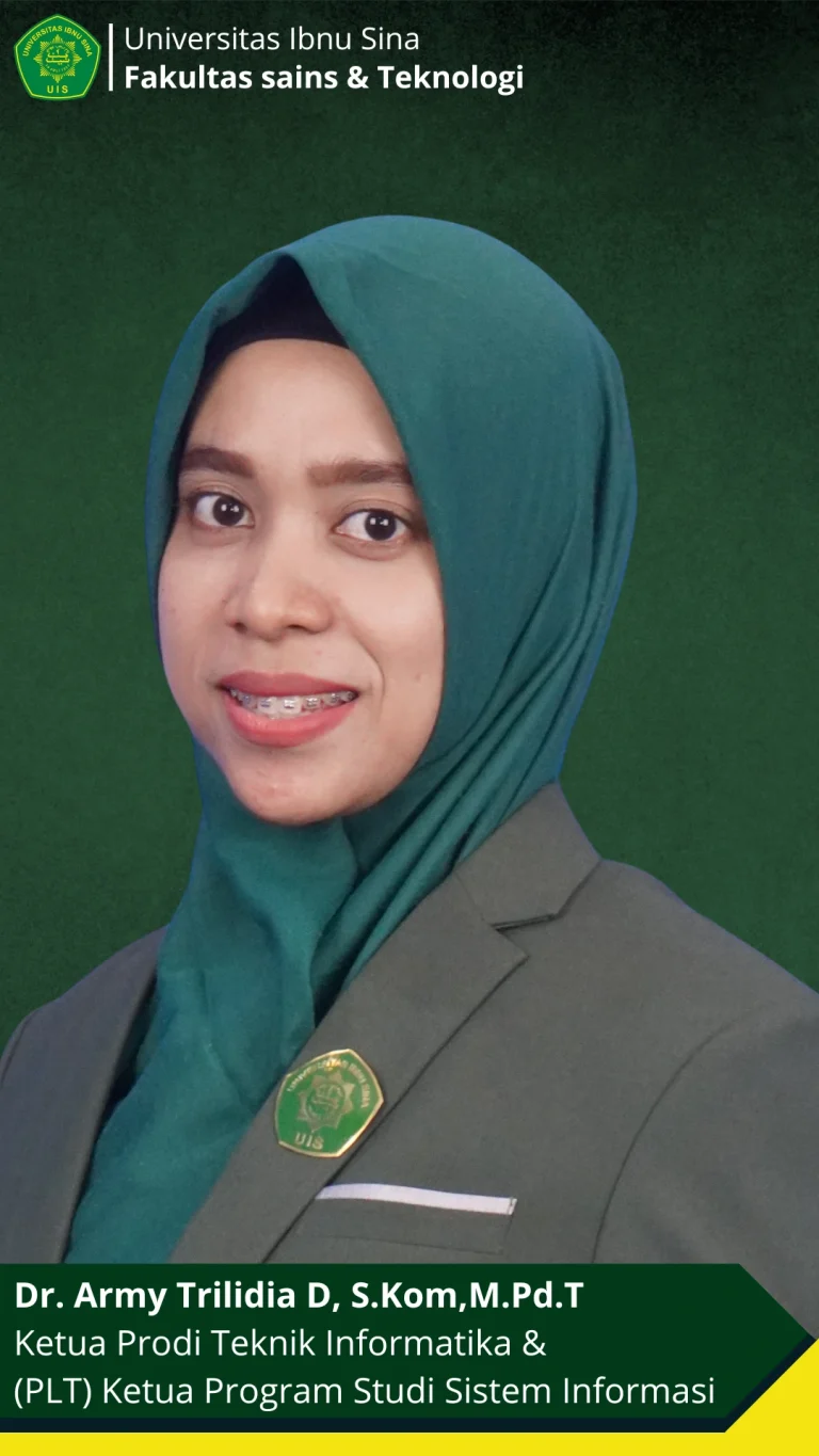Dr. Army Trilidia D, S.Kom,M.Pd.T