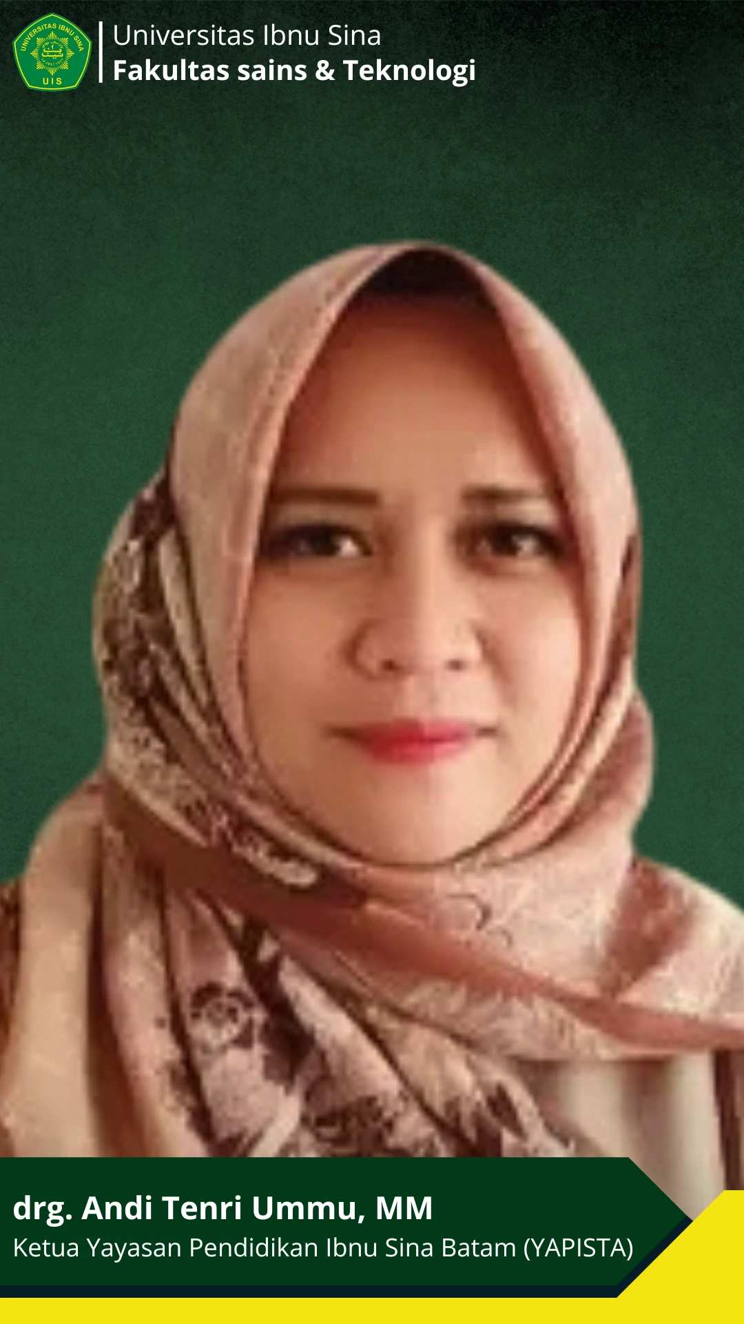 Drg. Andi Tenri Ummu, MM